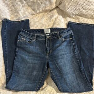 White House Black Market Distressed Straight Leg Jeans – Size 10R (Blanc)